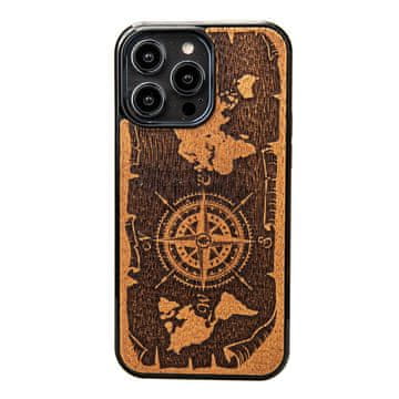 bewood Lesen ovitek Bewood za iPhone 14 Pro Max WIND ROSE MERBAU