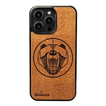 bewood Lesen ovitek Bewood za iPhone 14 Pro Max z vzorcem medvedka MERBAU