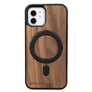 bewood Leseni ovitek Bewood za iPhone 12/12 Pro, ameriški oreh, MagSafe