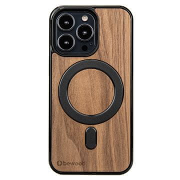 bewood Leseni ovitek Bewood za iPhone 13 Pro, ameriški oreh, MagSafe