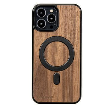 bewood Leseni ovitek Bewood za iPhone 13 Pro Max, ameriški oreh, MagSafe