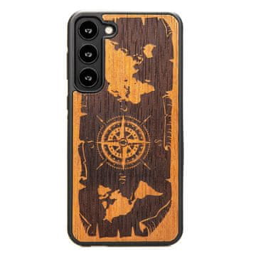 bewood Lesen ovitek Bewood za Samsung Galaxy S23 Plus WIND ROSE MERBAU