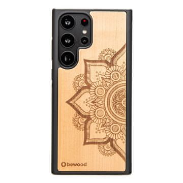 bewood Lesen ovitek Bewood za Samsung Galaxy S23 Ultra MANDALA APPLE TREE