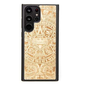 bewood Lesen ovitek Bewood za Samsung Galaxy S23 Ultra z azteškim koledarjem in aniegre