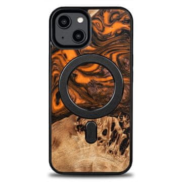 bewood Ovitek Bewood Unique za iPhone 15 - oranžen z MagSafe