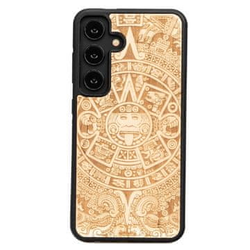 bewood Lesen ovitek Bewood za Samsung Galaxy S24 z azteškim koledarjem in aniegre