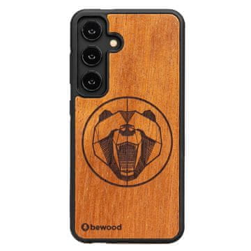 bewood Lesen ovitek Bewood za Samsung Galaxy A55 5G z vzorcem medvedka MERBAU