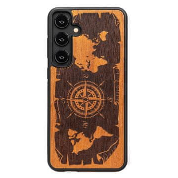bewood Lesen ovitek Bewood za Samsung Galaxy S24 FE 5G WIND ROSE MERBAU
