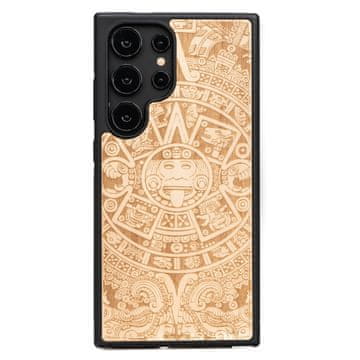 bewood Lesen ovitek Bewood za Samsung Galaxy S25 Ultra z azteškim koledarjem in aniegre