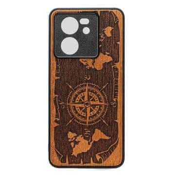 bewood Leseno ohišje Bewood za Xiaomi 13T / 13T Pro WIND ROSE MERBAU