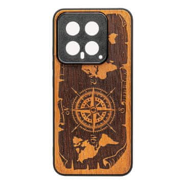 bewood Lesen ovitek Bewood za Xiaomi 14 Pro WIND ROSE MERBAU
