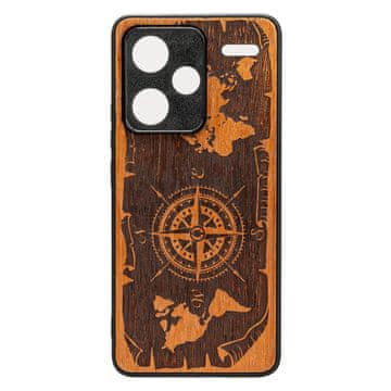 bewood Lesen ovitek Bewood za Xiaomi Redmi Note 13 Pro Plus 5G WIND ROSE MERBAU