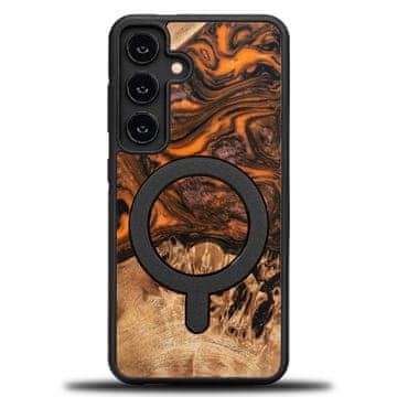 bewood Ovitek Bewood Unique za Samsung Galaxy A55 5G - oranžen z MagSafe