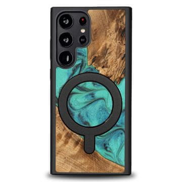 bewood Ovitek Bewood Unique za Samsung Galaxy S23 Ultra - turkizen z MagSafe