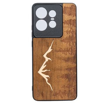 bewood Leseno ohišje Bewood za Motorola Edge 50 Pro MOUNTAINS IMBUIA