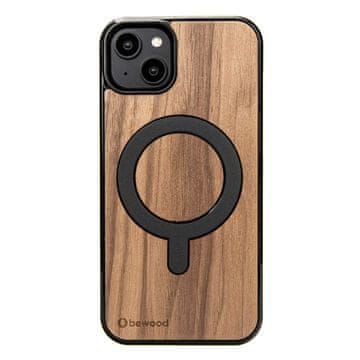 bewood Lesen ovitek Bewood za iPhone 15 Plus, AMERIŠKI OREH z MagSafe