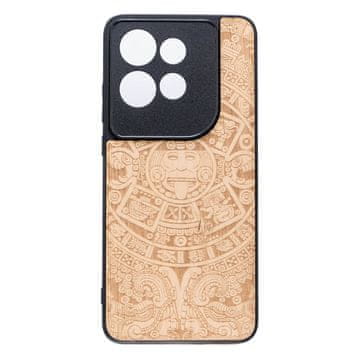 bewood Lesen ovitek Bewood za Motorola Edge 50 Neo z azteškim koledarjem in anjegre