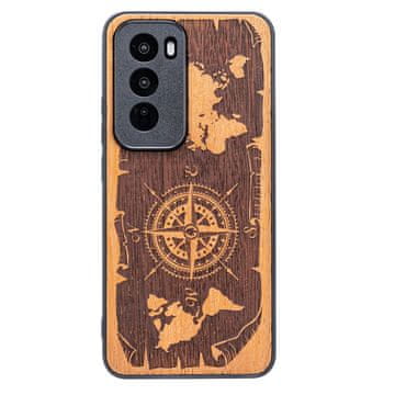 bewood Lesen ovitek Bewood za Oppo Reno 12 5G WIND ROSE MERBAU