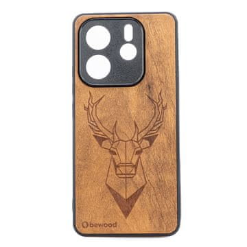 bewood Lesen ovitek Bewood za Xiaomi Redmi Note 14 5G IMBUIA DEER