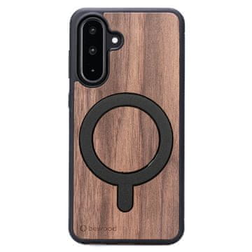 bewood Lesen ovitek Bewood za Samsung Galaxy A36 5G, AMERIŠKI OREH z MagSafe