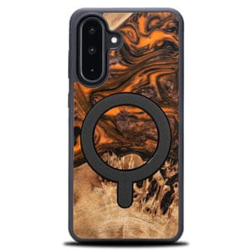bewood Ovitek Bewood Unique za Samsung Galaxy A36 5G - oranžen z MagSafe