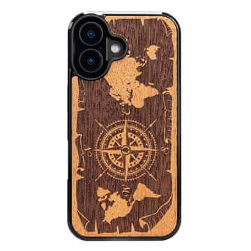 bewood Lesen ovitek Bewood za iPhone 16 WIND ROSE MERBAU