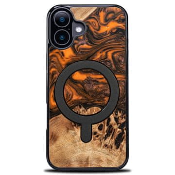 bewood Ovitek Bewood Unique za iPhone 16 - oranžen z MagSafe