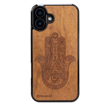 bewood Lesen ovitek Bewood za iPhone 16 Plus HAMSA IMBUIA