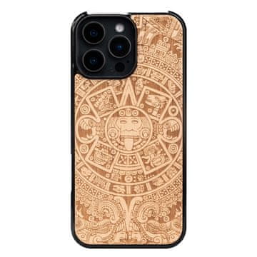 bewood Lesen ovitek Bewood za iPhone 16 Pro Max z azteškim koledarjem in anjegre