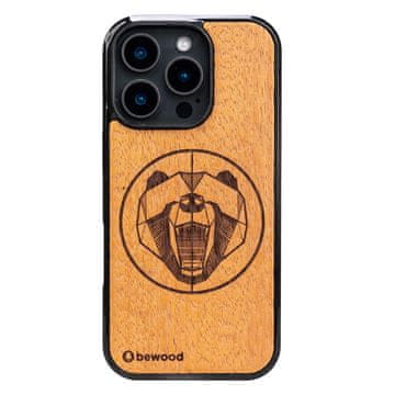bewood Lesen ovitek Bewood za iPhone 16 Pro z vzorcem medvedka MERBAU