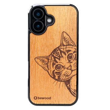 bewood Lesen ovitek Bewood za iPhone 17 MAČKA LOVER MERBAU