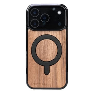bewood Leseni ovitek Bewood za iPhone 17 Pro, AMERIŠKI OREH z MagSafe