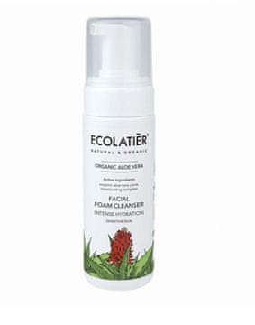 Ecolatier ECOLATIER intenzivno vlažilna čistilna pena za obraz z organsko alojo 150 ml