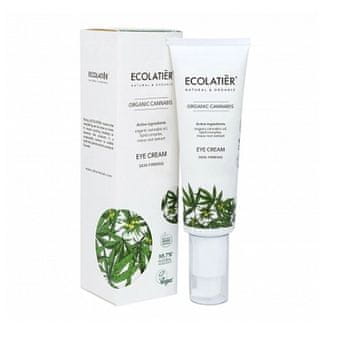 Ecolatier ECOLATIER Organska krema za oči z okusom konoplje za učvrstitev kože 30 ml