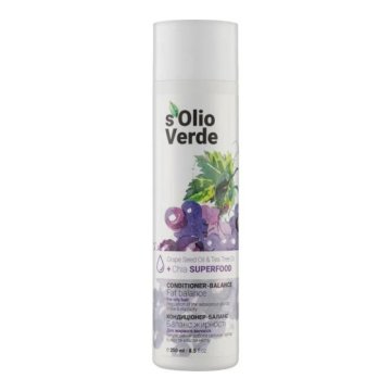 shumee Balzam S'olio Verde z oljem grozdnih pešk - Balance za mastne lase, 250 ml