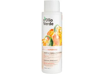 shumee S'olio Verde termo zaščitni šampon z bučnim oljem za vse tipe las, 500 ml