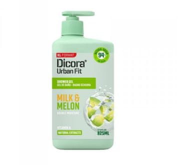Dicora Dicora Urban Fit gel za prhanje z mlekom in melono s pumpico 825 ml