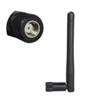 shumee WiFi antena 2,4 GHz 3 dBi vsesmerna SMA-RP -- 2 kosa --