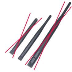 shumee WiFi antena 2,4 GHz 3,5 dBi VSESMERNA SMA vtič -2 kosa-