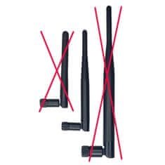 shumee WiFi antena 2,4 GHz 3,5 dBi VSESMERNA SMA vtič -2 kosa-