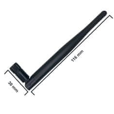 shumee WiFi antena 2,4 GHz 3,5 dBi VSESMERNA SMA vtič -2 kosa-