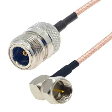 shumee Pigtail F vtič RA / N vtičnica RG316 50om 3m