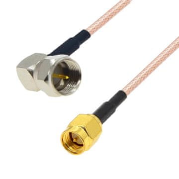 shumee Pigtail F vtič RA / SMA vtič RG316 1m