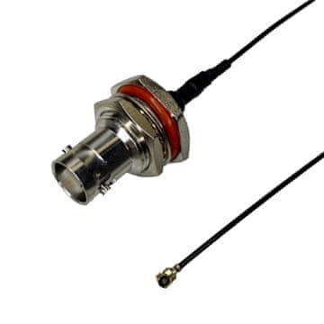 shumee Pigtail MHF4 ženski / BNC vtičnica RF0.81 15cm