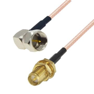 shumee Pigtail F vtič RA / SMA-RP vtičnica RG316 1m