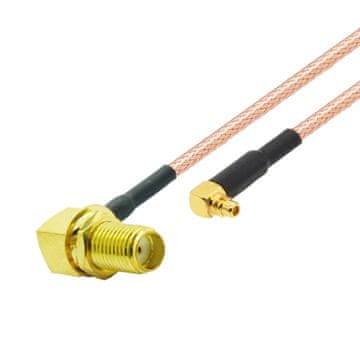 shumee Pigtail MMCX vtič / SMA vtičnica RG316 50cm V3