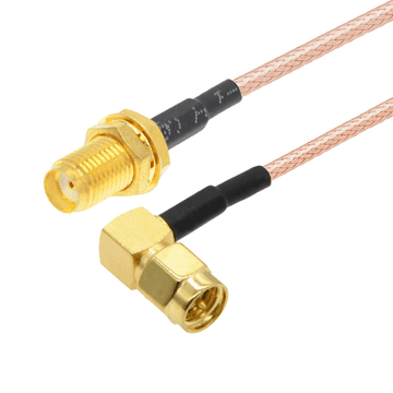 shumee Pigtail SMA vtičnica / SMA vtič RA RG316 5m