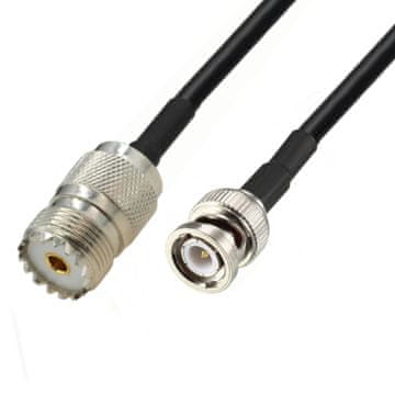 shumee Antenski kabel BNC vtič / UHF vtičnica RG58 25 m