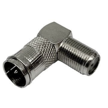 shumee Adapter F vtič HITRI PRIKLJUČEK / F vtičnica P KOTNI
