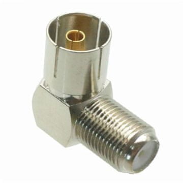 shumee Adapter RF vtičnica / F vtičnica KOTNA